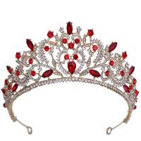 Bridal Tiaras, Tibetan Style, plated, for woman & with rhinestone, more colors for choice, nickel, lead & cadmium free, Inner Diameter:Approx 145mm, Sold By PC