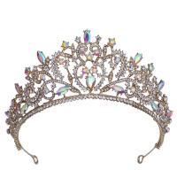 Bridal Tiaras, Tibetan Style, plated, for woman & with rhinestone, more colors for choice, nickel, lead & cadmium free, Inner Diameter:Approx 145mm, Sold By PC