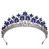 Bridal Tiaras Zinc Alloy plated for woman & with rhinestone nickel lead & cadmium free Inner Approx 145.00mm Sold By PC