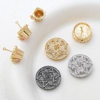 Brass Earring Post, cobre, banhado, DIY & Varios pares a sua escolha, Mais cores pare escolha, níquel, chumbo e cádmio livre, vendido por PC