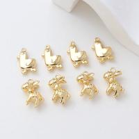 Brass Jewelry Pendants, Animal, plated, DIY & different designs for choice, gold, nickel, lead & cadmium free, Sold By PC