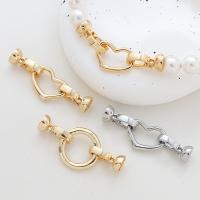 Brass Jewelry Clasps, plated, DIY & different designs for choice, more colors for choice, nickel, lead & cadmium free, Sold By PC