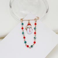 Zinc Alloy Christmas Badge Christmas Design & for woman nickel lead & cadmium free Sold By PC