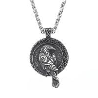 Stainless Steel Animal Pendants, eagle, polished, DIY, original color, 49.20x32mm, Sold By PC