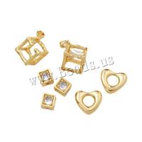 Brass Spacer Beads, real gold plated, DIY & different styles for choice, more colors for choice, Sold By PC