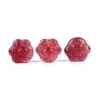 Natürlicher Quarz Perlen Schmuck, Strawberry Quartz, Klaue, DIY, 15mm, verkauft von PC