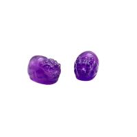 Natural Amethyst Beads Fabulous Wild Beast DIY Approx 1.5mm Sold By PC