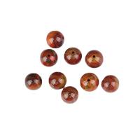 Zhanguo Red Agate Beads Round DIY Sold By PC