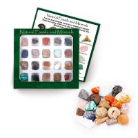 Fashion Decoration, Ores, with Gemstone, 20 pieces & for home and office, mixed colors, 1-2cm, Sold By Box