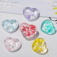 Mobile Phone DIY Decoration, Resin, Heart, epoxy gel, more colors for choice, 21x18mm, Sold By PC