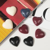 Mobile Phone DIY Decoration, Resin, Heart, epoxy gel, more colors for choice, 18x17.50mm, Sold By PC