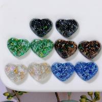 Mobile Phone DIY Decoration, Resin, Heart, epoxy gel, more colors for choice, 14x16mm, Sold By PC