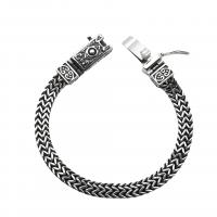 Титана стальной браслет, титан, Связанный вручную, ювелирные изделия моды & Мужская & разные стили для выбора, продается PC