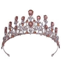 Bridal Tiaras, Tibetan Style, plated, for woman & with rhinestone, more colors for choice, nickel, lead & cadmium free, Inner Diameter:Approx 155mm, Sold By PC