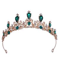 Bridal Tiaras Zinc Alloy plated for woman & with rhinestone nickel lead & cadmium free Inner Approx 140mm Sold By PC