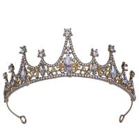 Bridal Tiaras, Tibetan Style, plated, for woman & with rhinestone, more colors for choice, nickel, lead & cadmium free, Inner Diameter:Approx 140mm, Sold By PC