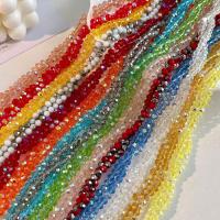 DIY Crystal Beads Strands Rondelle Crystal Beads Spacer for Jewelry Making 15 Colors 3mm 4mm 6mm 8mm more colors for chioce