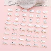 Shell Earring Stud Component Animal DIY white Approx 1mm Sold By PC