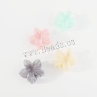 Hair Claw Clips Resin Frangipani handmade 4 pieces & fashion jewelry & for woman nickel lead & cadmium free Sold By Set