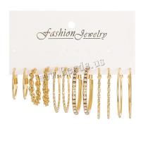 Zinc Alloy Earring Set fashion jewelry & for woman nickel lead & cadmium free Sold By Set
