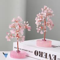 Bohatá stromová dekorace, Rose Quartz, pro domácnosti a kanceláře, nikl, olovo a kadmium zdarma, Prodáno By PC