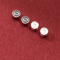 Perles en argent sterling 925, Placage, DIY, plus de couleurs à choisir, 5x3mm, Trou:Environ 1.3mm, Vendu par PC