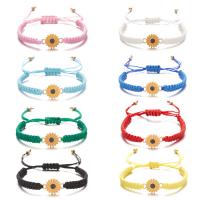 Tibetan Style Bracelet, with Wax Cord, handmade, Adjustable & Unisex, more colors for choice, nickel, lead & cadmium free, Length:Approx 16-28 cm, Sold By PC