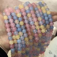 Gemstone Jewelry Beads, Morganite, Round, polished, DIY & different size for choice, mixed colors, Sold Per Approx 38 cm Strand