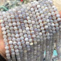 Naturlig lilla Agate perler, Purple Agate, Runde, poleret, du kan DIY & forskellig størrelse for valg, lyslilla, Solgt Per Ca. 38 cm Strand