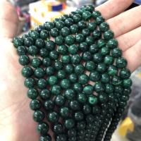 Natural Malachite Beads Round polished DIY green Sold Per Approx 38 cm Strand