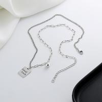 925 Sterling Silver Necklaces with 1.97inch extender chain Antique finish fashion jewelry & for woman nickel lead & cadmium free Length Approx 16.54 Inch Sold By PC