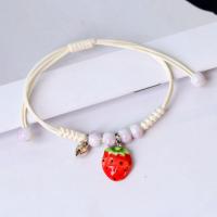 Porcelain Bracelet, with Wax Cord, handmade, Length Adjustable & fashion jewelry & Unisex & different styles for choice, more colors for choice, Length:Approx 13-23 cm, Sold By PC