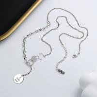 925 Sterling Silver Necklaces, with 1.97inch extender chain, Antique finish, fashion jewelry & for woman, nickel, lead & cadmium free, Length:Approx 19.69 Inch, Sold By PC