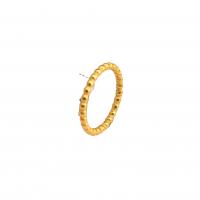 Палец кольцо из нержавеющей стали, Нержавеющая сталь 304, ювелирные изделия моды & Мужская & разный размер для выбора, Золотой, продается PC