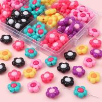 Akril nakit Beads, Cvijet, možete DIY, više boja za izbor, 16mm, Rupa:Približno 2.7mm, Prodano By Torba