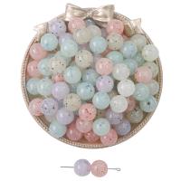 Perle acrylique, DIY & modèles différents pour le choix, couleurs mélangées, Vendu par sac