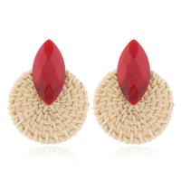 Earring Jewelry Bamboo fashion jewelry & for woman nickel lead & cadmium free Sold By Pair