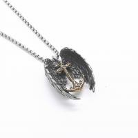 Titanium Steel Pendants Wing Shape polished DIY Sold By PC