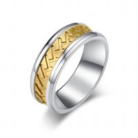 Prst prsten z nerezové oceli, 304 Stainless Steel, módní šperky & různé velikosti pro výběr & pro muže, více barev na výběr, 8mm, Prodáno By PC