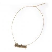 Edelstahl Schmuck Halskette, 316 L Edelstahl, Modeschmuck & unisex & mit Strass, keine, 46x17mm, Länge 20 ZollInch, verkauft von PC