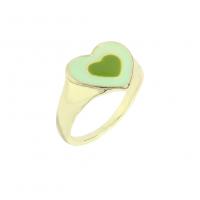 Zinc Alloy Finger Ring gold color plated fashion jewelry & for woman & enamel Inner .8cm .4cm Sold By PC