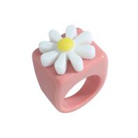 Resina anillo de dedo, Joyería & para mujer, más colores para la opción, Inner diameter:1.8cm, Width:2.2cm, Vendido por UD