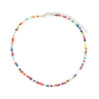 Resin Necklace with Zinc Alloy handmade fashion jewelry & for woman multi-colored Sold Per 38-45 cm Strand