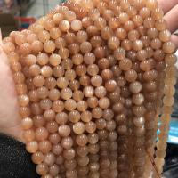 Gemstone Jewelry Beads, Sunstone, Round, polished, different grades for choice & DIY & different size for choice, more colors for choice, Sold Per Approx 38 cm Strand