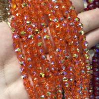 Kristall-Perlen, Kristall, poliert, DIY & facettierte, mehrere Farben vorhanden, 6mm, verkauft per ca. 38 cm Strang