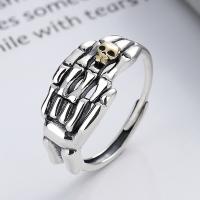925 Sterling Silver Finger Rings, Antique finish, fashion jewelry & for woman, nickel, lead & cadmium free, 11mm, Sold By PC