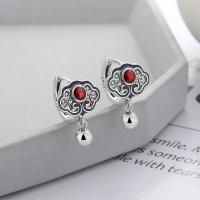 925 Sterling Silver Lever Back Earring Antique finish fashion jewelry & for woman nickel lead & cadmium free 13.6mm Sold By Pair