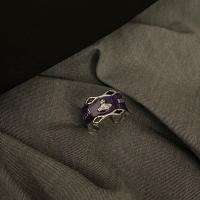 Brass δάχτυλο του δακτυλίου, Ορείχαλκος, επιχρυσωμένο, κοσμήματα μόδας & για τη γυναίκα & σμάλτο, περισσότερα χρώματα για την επιλογή, νικέλιο, μόλυβδο και κάδμιο ελεύθεροι, Sold Με PC