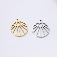 Stainless Steel Pendants, 304 Stainless Steel, Vacuum Ion Plating, fashion jewelry & DIY, more colors for choice, 15x17mm, 5PCs/Bag, Sold By Bag