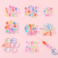 Transparent Acrylic Beads, DIY & different size for choice & different designs for choice, more colors for choice, Sold By Bag